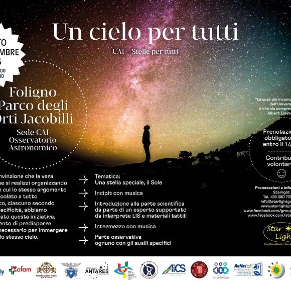 UN CIELO PER TUTTI-Guardiamo le stelle insieme! UN CIELO PER TUTTI-Guardiamo le stelle insieme!
