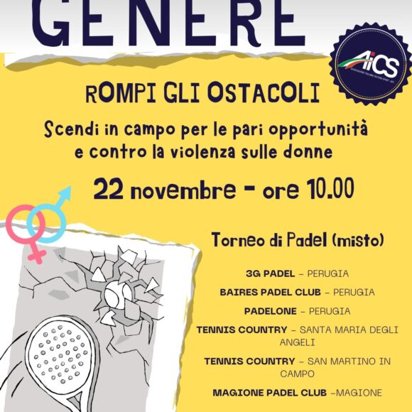Parete di Genere: il padel contro la violenza sulle donne Parete di Genere: il padel contro la violenza sulle donne