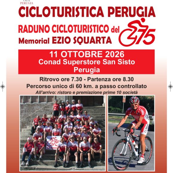 Cicloturistica Perugia, 75 anni di pedalate Cicloturistica Perugia, 75 anni di pedalate
